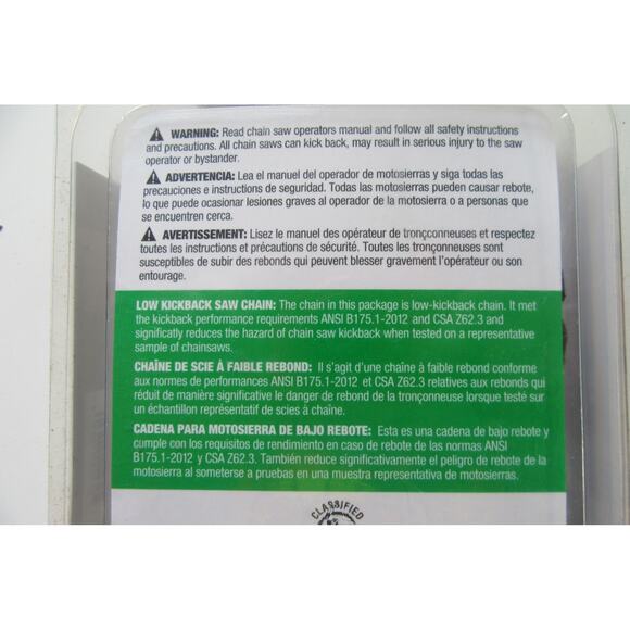 Poulan Pro 18" Chainsaw Chains Replacement 3/8 Pitch .050 Gauge Cutting Lot Of 2 - Picture 3 of 6